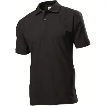 Stedman Stedman Polo Men Svart bomull Herre