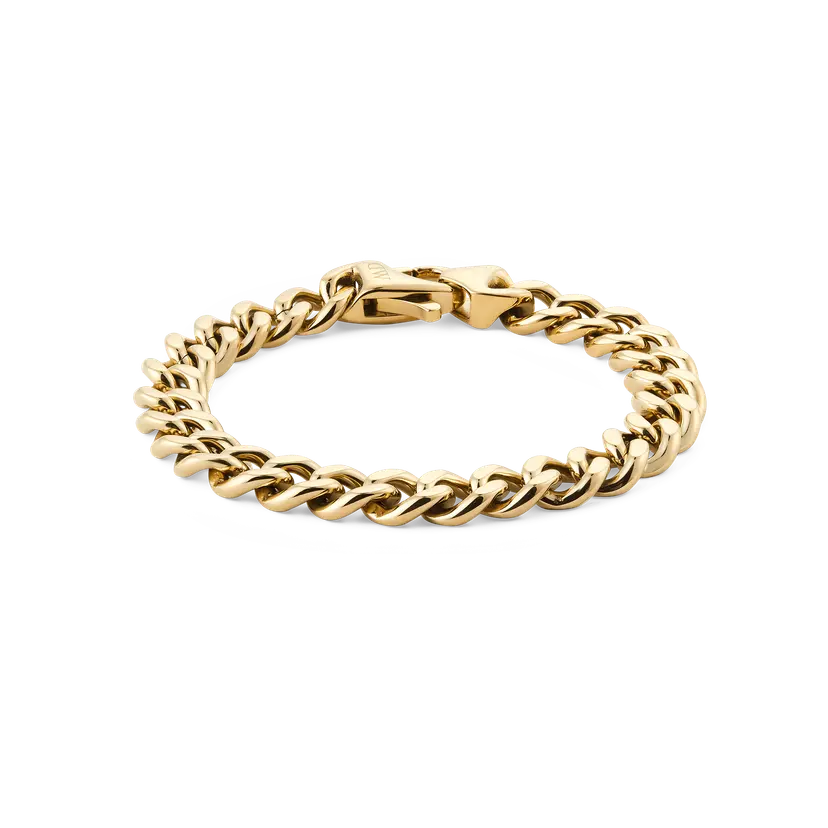 Daniel Wellington Gold Bracelet Ellipse Cuban Chain | DW