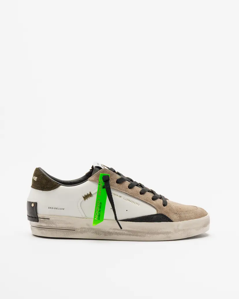 Crime London Crime London 10105 White Sneakers