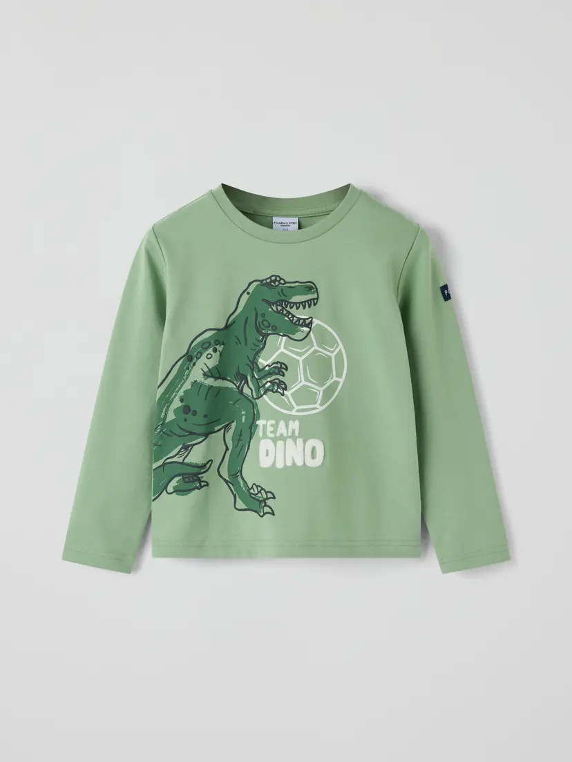 Polarn O. Pyret Langermet T-shirt dinosaur