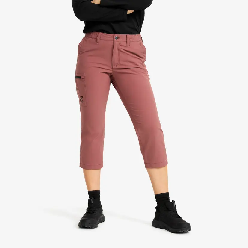 RevolutionRace Adventure 3/4 Stretch Pants Dame Vintage Rose