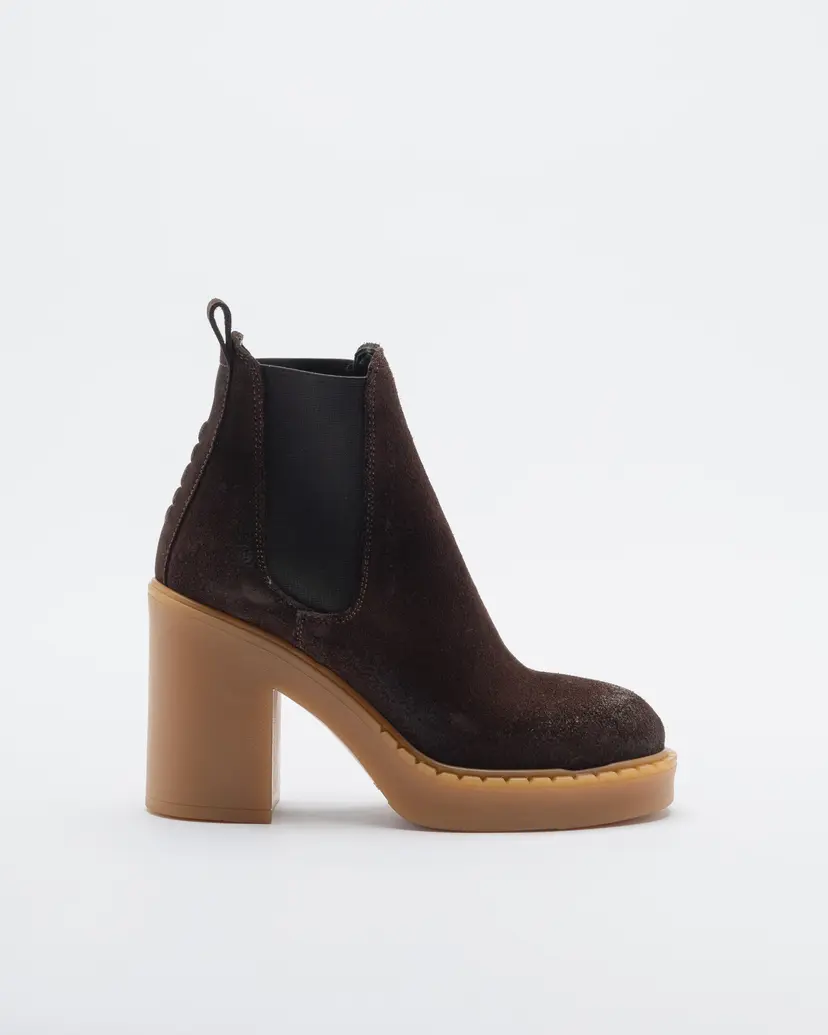 Dropp Dropp PF507 Brown Chelsea Ankle boots