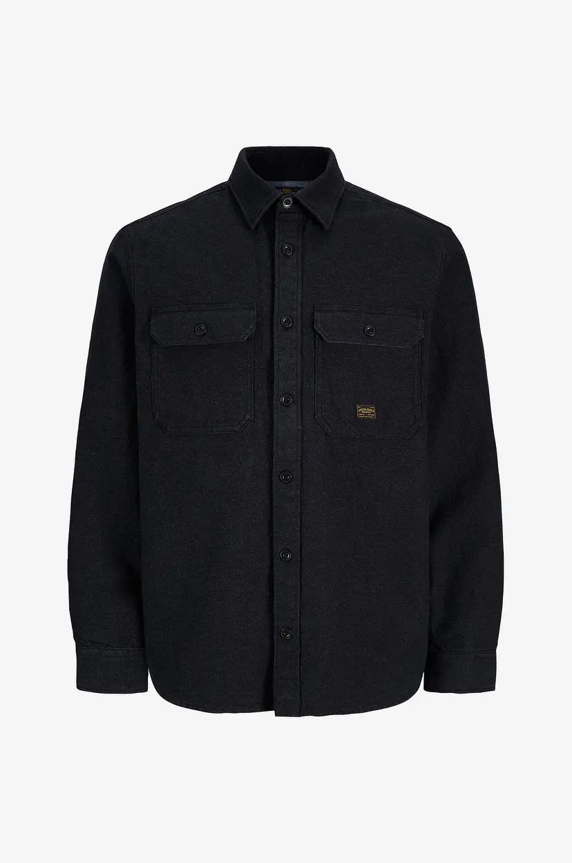 Jack & Jones Overtreksskjorte Jprbluivy Solid L/S Overshirt Sn - Grå