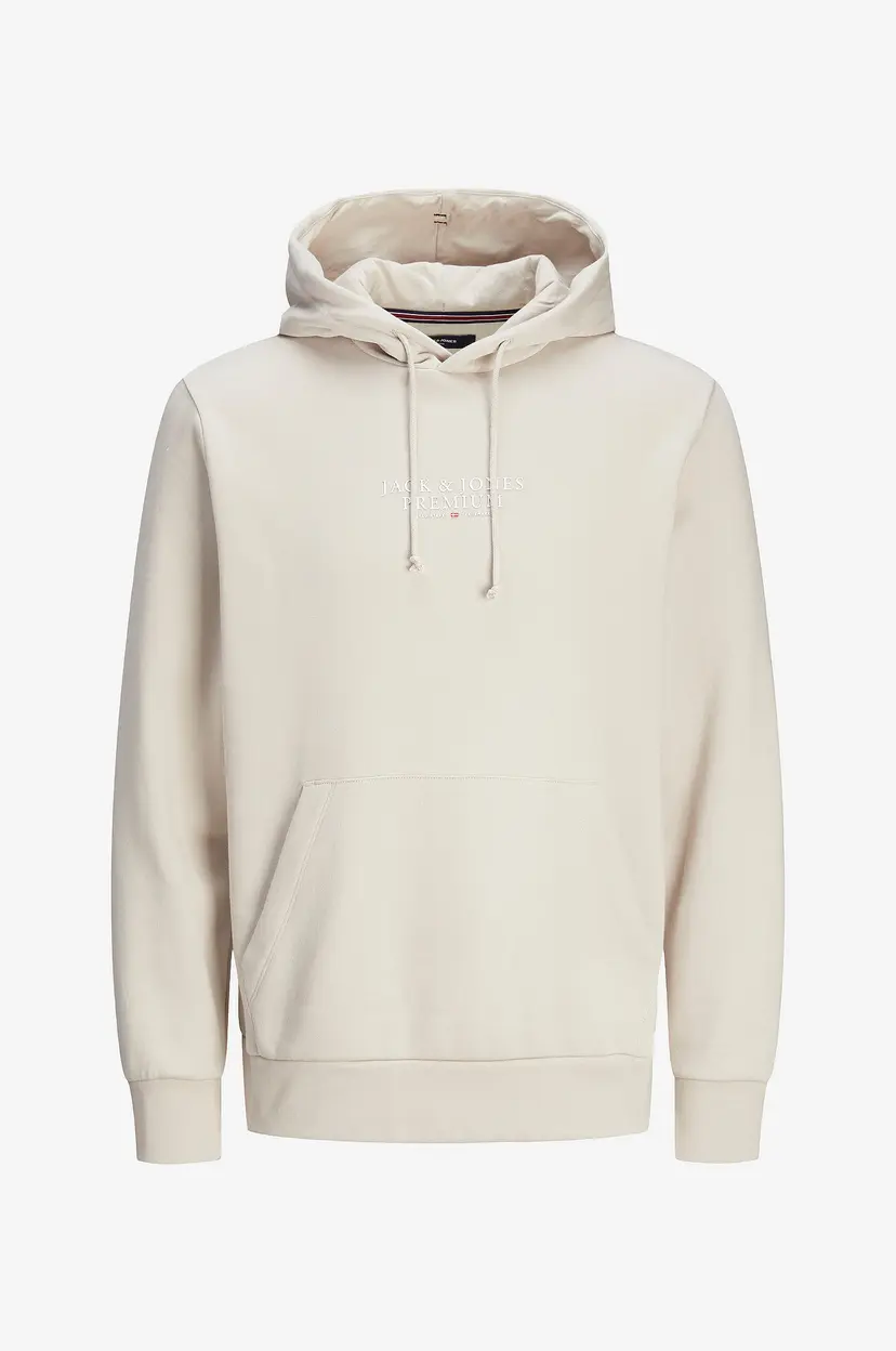 Jack & Jones Hettegenser jprBluarchie Sweat Hood - Natur