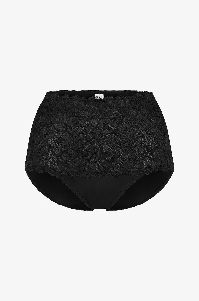 Swegmark Soft Lace maxitrusse - Svart