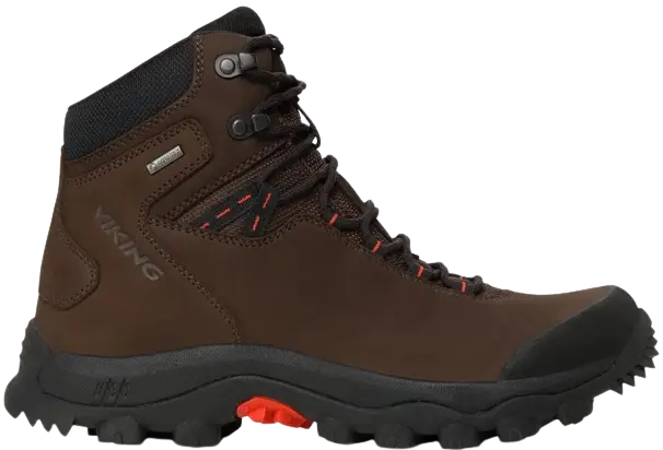 Viking Viking M's Villrein Mid GTX Dark Brown/Red