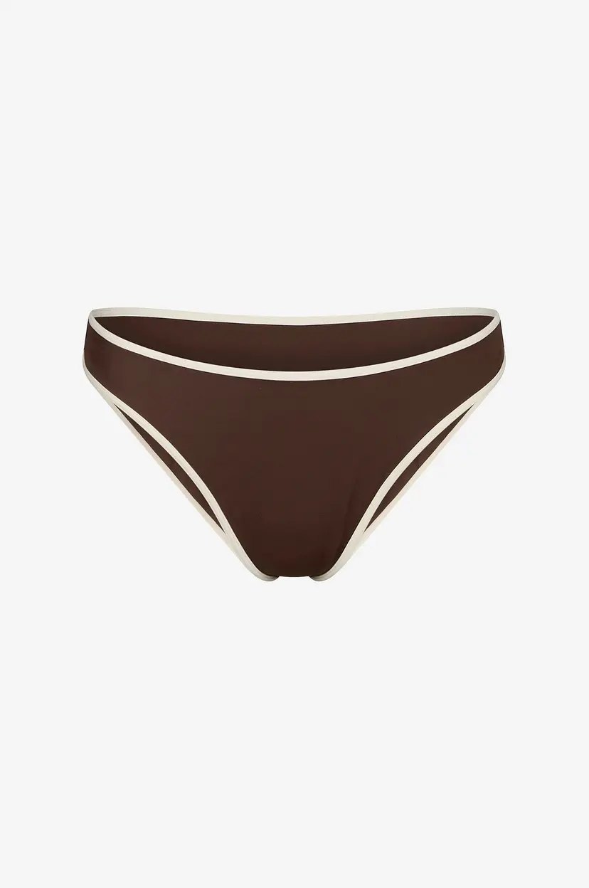 Neo Noir Bikinitruse Jovita Solid Contrast Bikini Brief - Brun