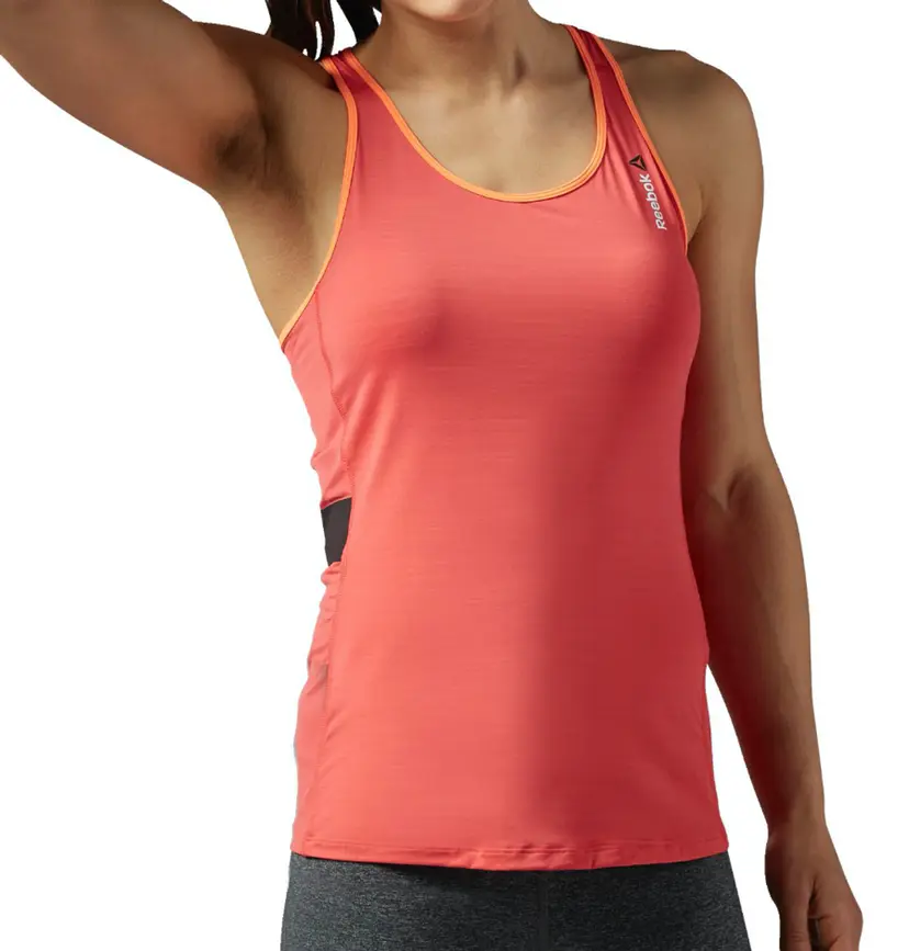 Reebok Reebok OS AC Tank topp - rød/oransje (XS)
