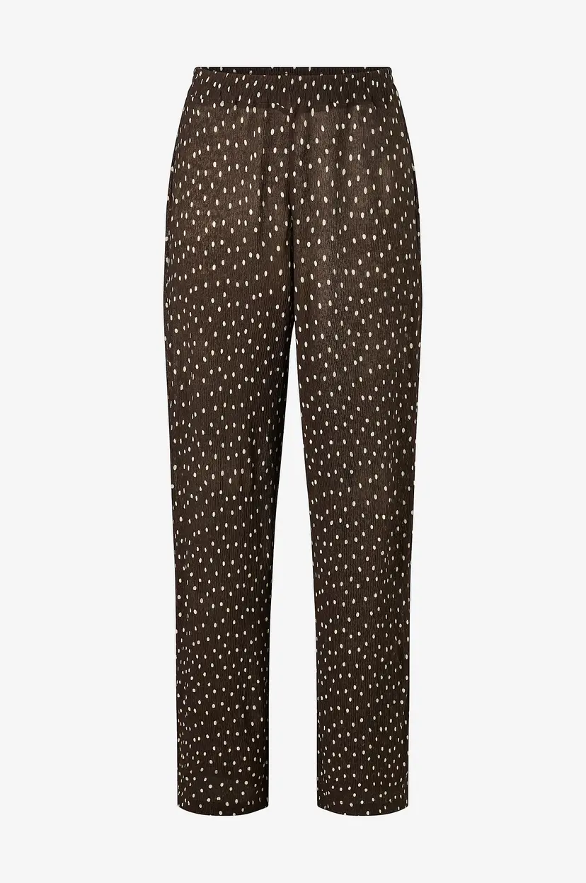 KAFFE Curve Bukser kcMyra Jersey - Brun