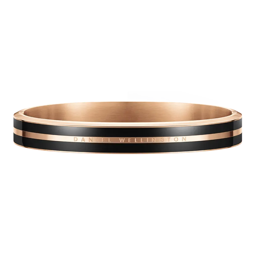 Daniel Wellington Rose Gold Bracelet Emalie Infinite Black | DW