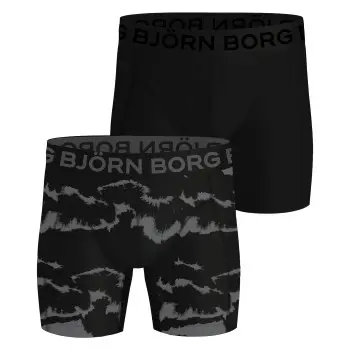 Björn Borg Björn Borg 2P Sports Lightweight Boxers Svart/Grå polyester XX-Large Herre