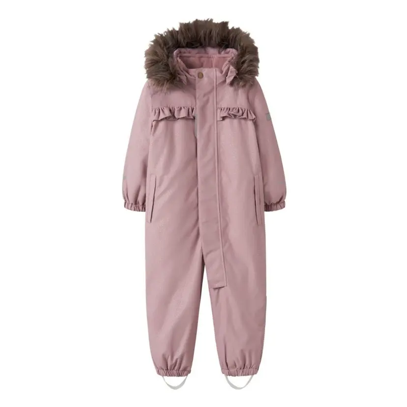 NAME IT Name It - Vinterdress Snow10 Woodrose Glitter
