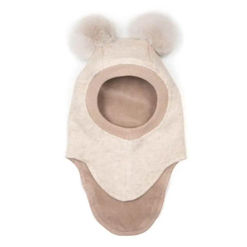 Huttelihut Huttelihut - Balaclava Ullfleece Alpakkadusk Sand
