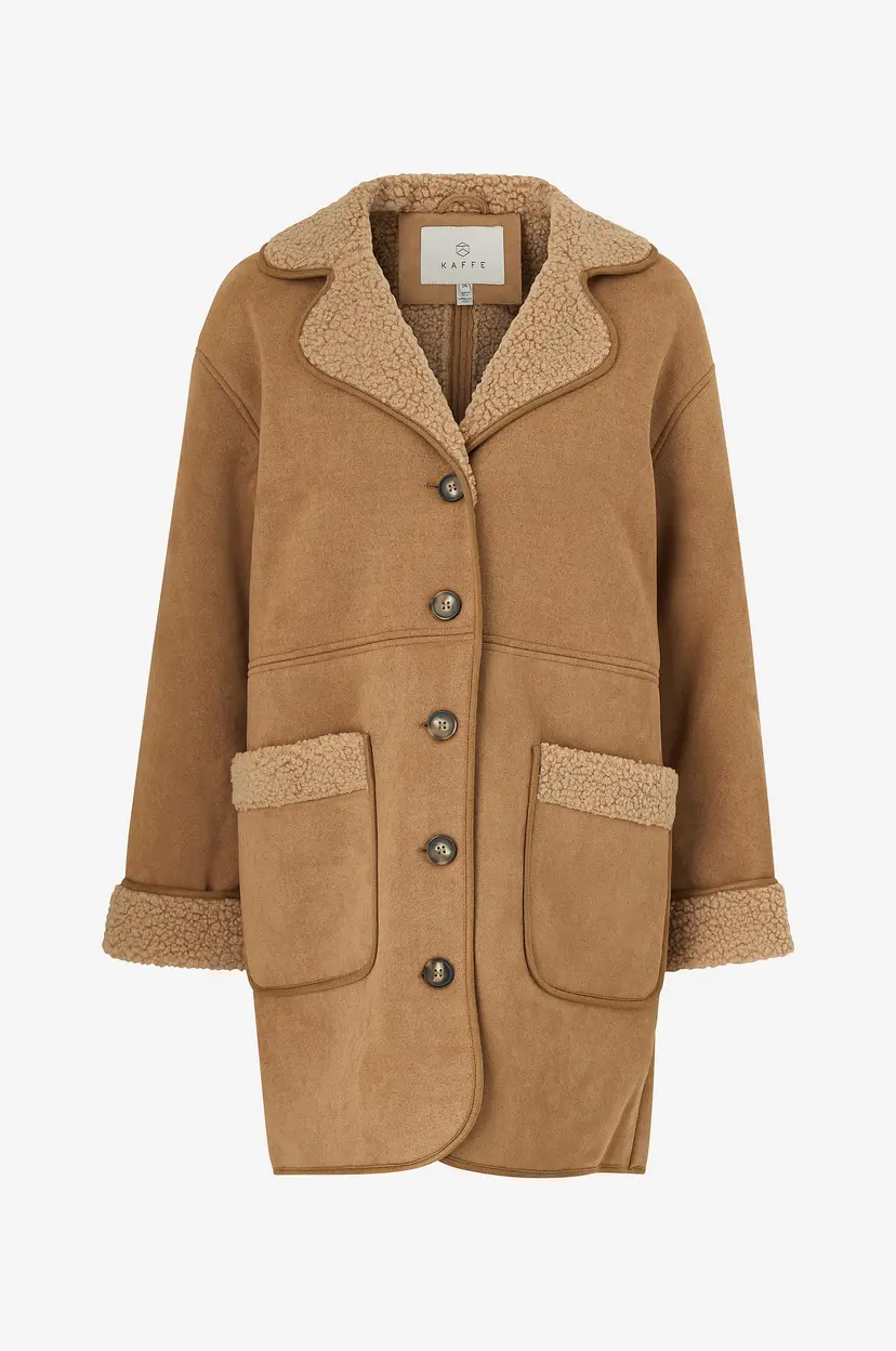 Kaffe Kåpe Kamarlie Coat - Brun