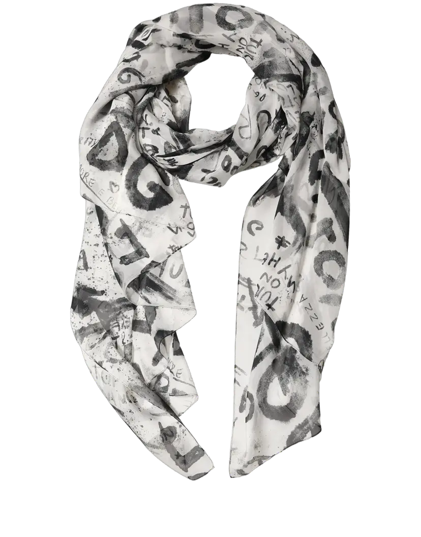 Dolce & Gabbana Dolce & Gabbana Skjerf – Hvit