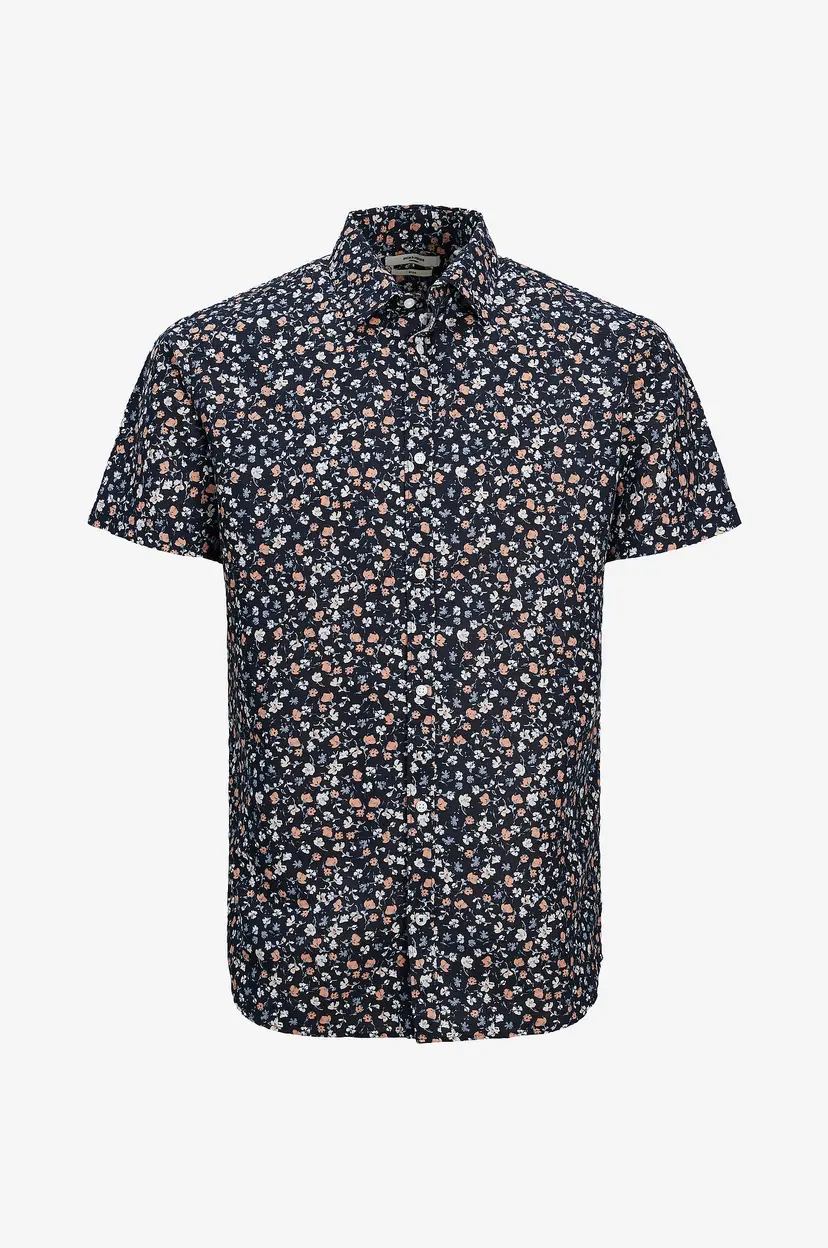 Jack & Jones Skjorte jprBlasummer Print Shirt S/S - Blå