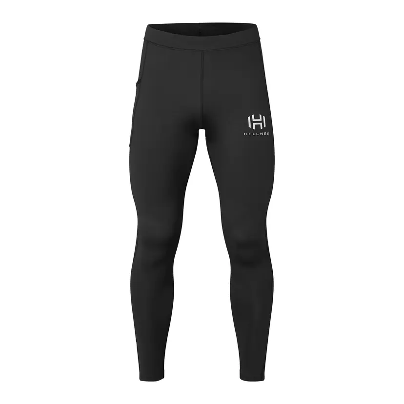 Hellner Hellner Mustavaara Running Tights Men Jet Black