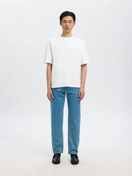 SELECTED Slhlooseoscar Ss O-Neck Tee 3 Pack Noos