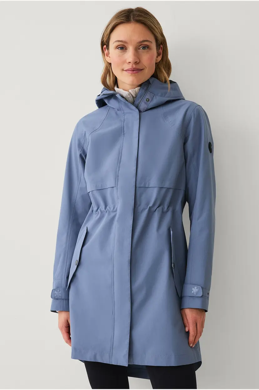 Áhkká Parkas Parka With Hood W - Blå