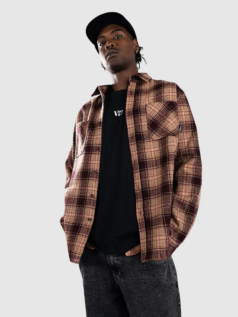 Blue Tomato Blue Tomato Flannel Over Skjorte brun