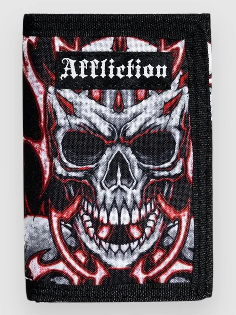 Affliction Affliction Double Death Lommebok svart