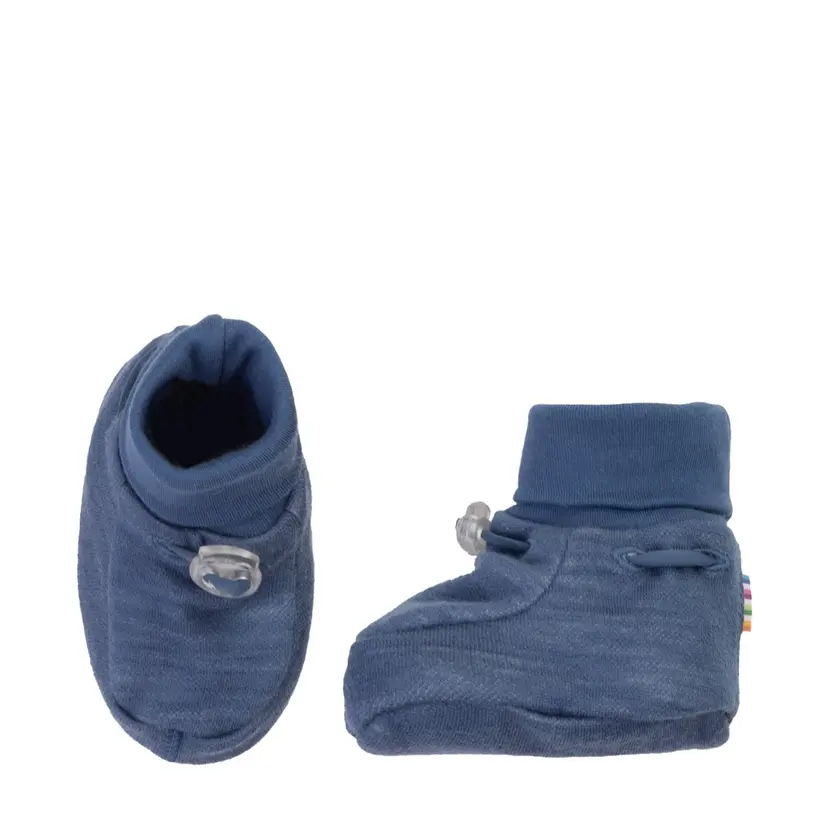 Joha Booties i ull/bambus Mørk blå