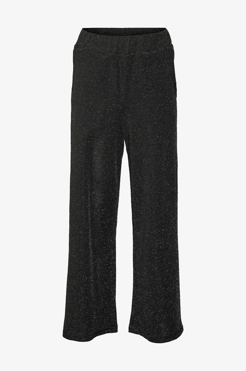 Vero Moda Girl Bukser vmKanva NW Wide Pant Jrs Girl - Svart