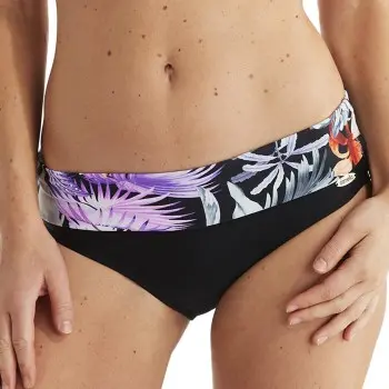 Damella Damella Veronica Tropical Tai Bikini Brief Lilla/Svart 38 Dame