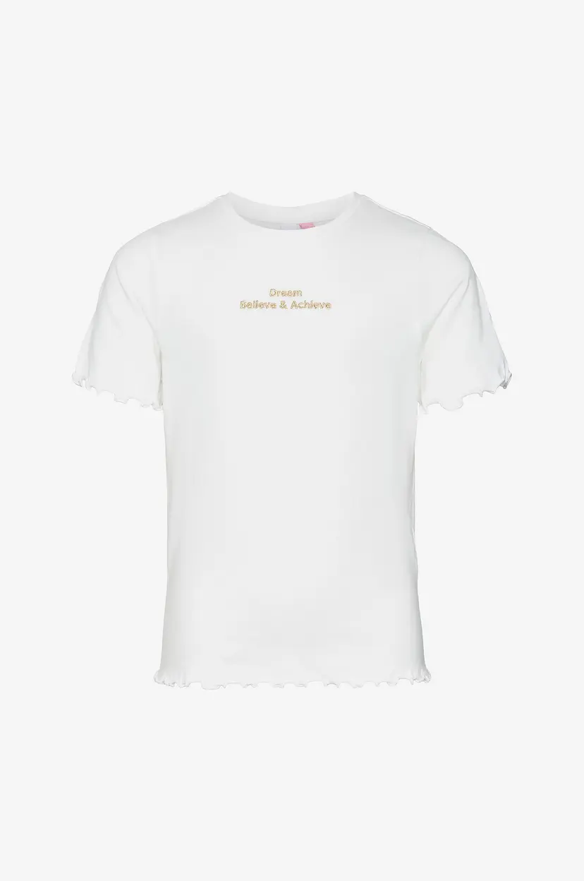 Vero Moda Girl Topp vmDreambig Francis SS Top Jrs - Hvit