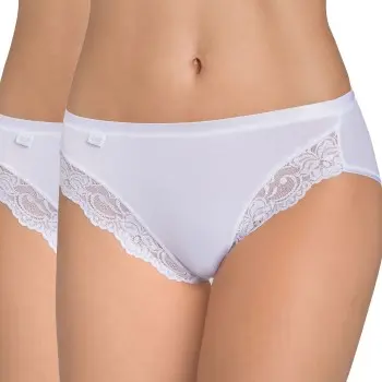Sloggi Sloggi Truser 2P Romance Tai Hvit 48 Dame