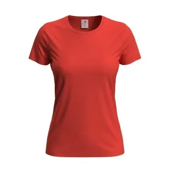 Stedman Stedman Classic Women T-shirt Oransje/Rød bomull X-Small Dame