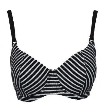 Esprit Esprit Silverline Beach Padded Underwire Bikini Svart E 80 Dame