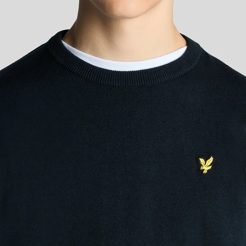 Lyle & Scott Lyle & Scott - Genser Crew Neck Dark Navy