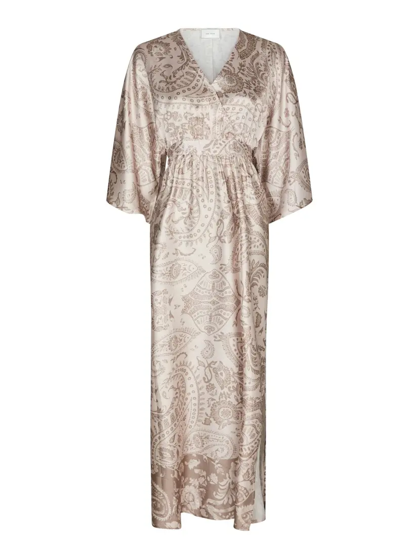 Neo Noir Reve Deco Paisley Dress