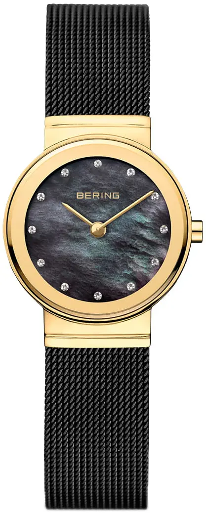 BERING Bering Dameklokke 10126-132 Classic Sort/Stål Ø26 mm