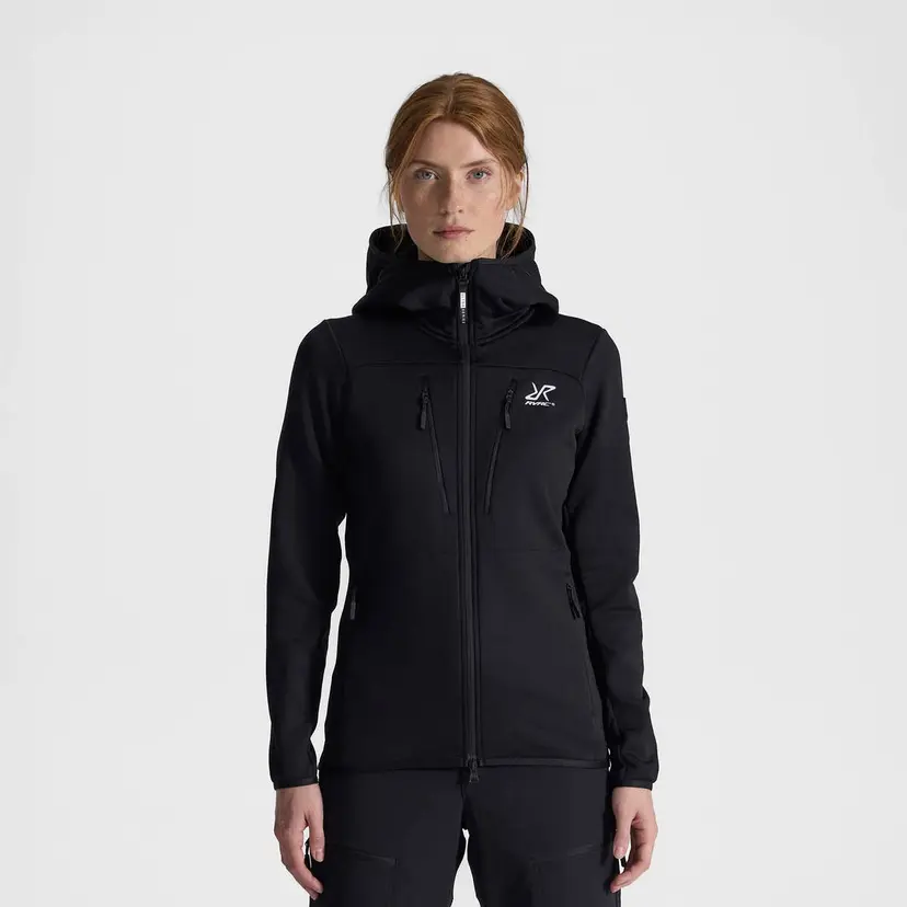 RevolutionRace Ultra Mid Hood Dame Black