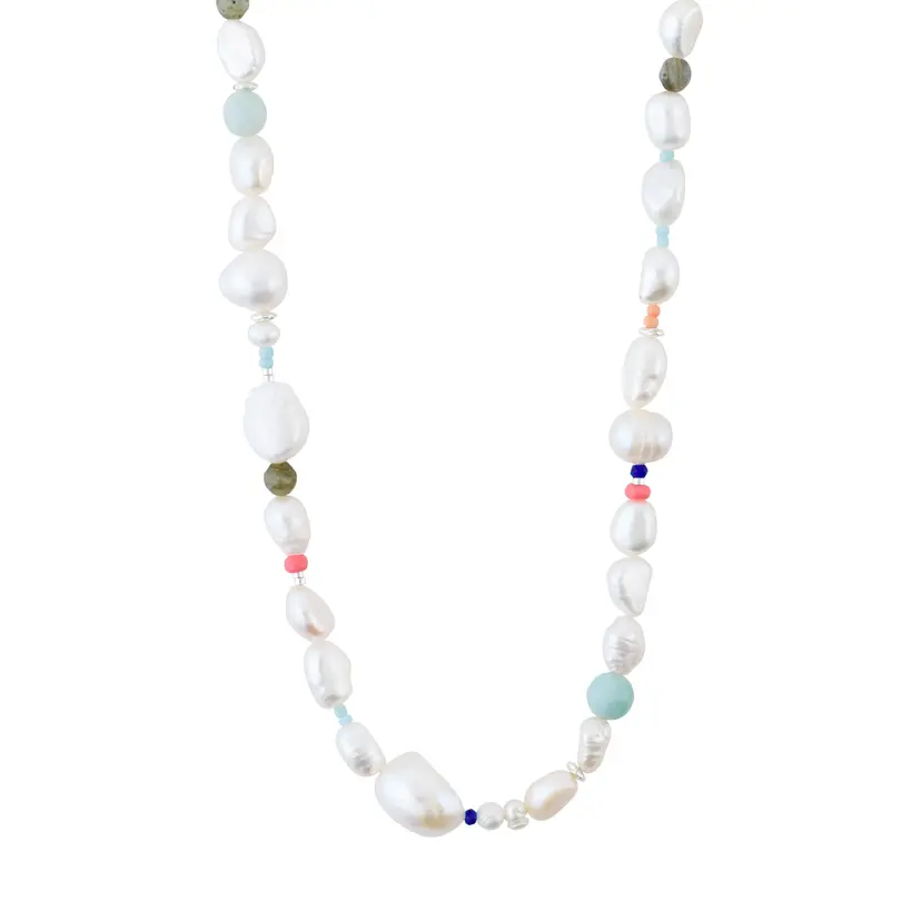 Pilgrim Pilgrim RAMONA freshwater pearl necklace silver-plated