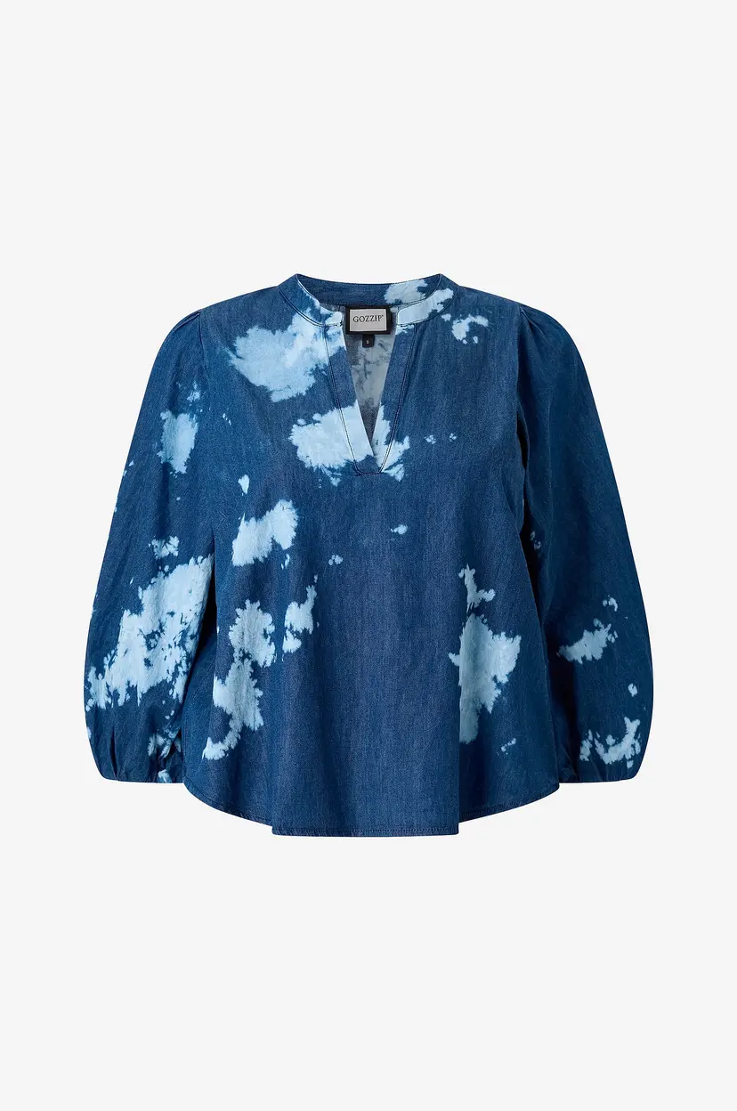 Gozzip Denimbluse gEmilia - Blå