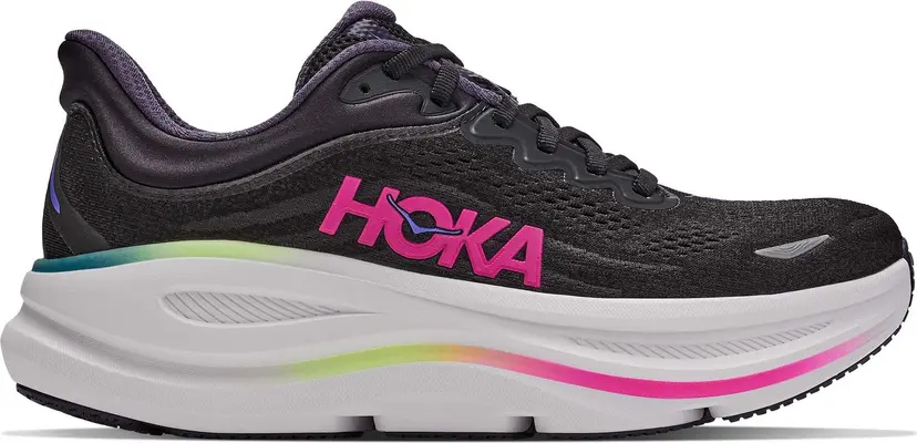 HOKA Hoka Women's Bondi 9 Black/Neon Dragonfruit