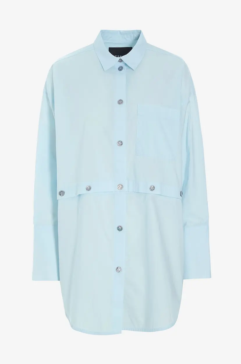 Bitte Kai Rand Skjorte Core cotton - Blå