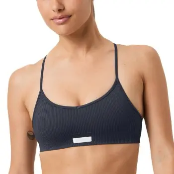 Björn Borg Björn Borg BH Studio Seamless Ribbed Strap Bra Marine polyamid Dame