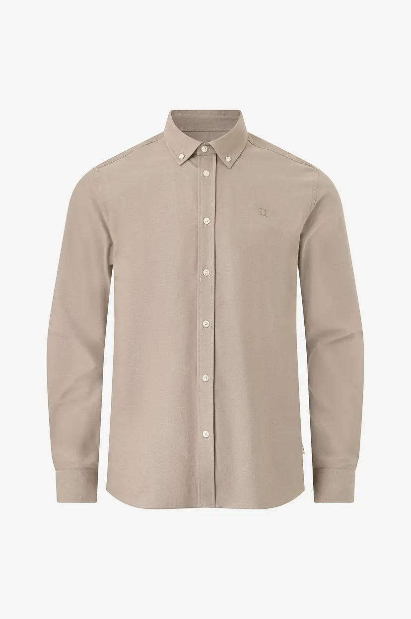 Les Deux Skjorte Konrad Oxford - Beige