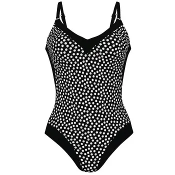 Rosa Faia Rosa Faia Summer Dot Swimsuit Svart/Hvit C 42 Dame