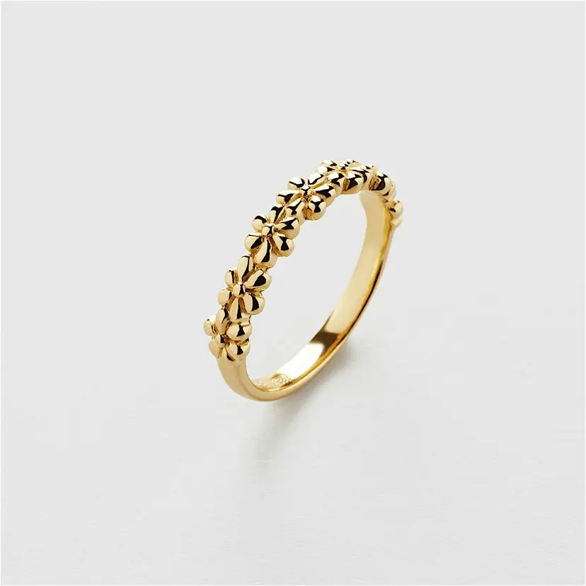Safira Daisy Flower Ring