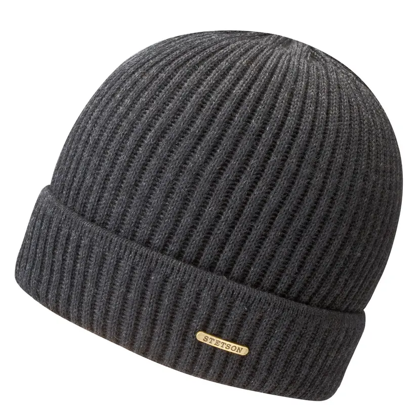 Stetson Stetson Unisex Beanie Merino Wool Navy