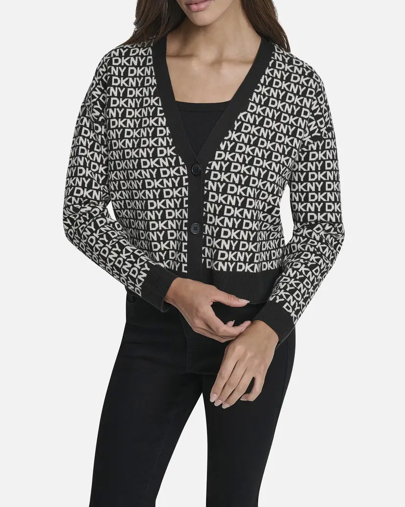 DKNY Jeans DKNY Jeans DJ5R0807 Black Knitted coat