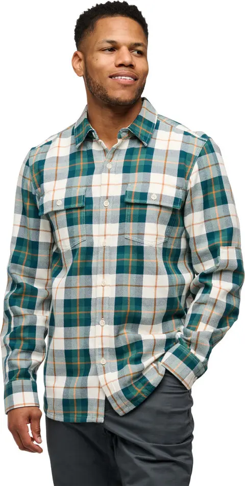 Black Diamond Black Diamond Men's Project Twill Long Sleeve Shirt Raging Sea-Henna