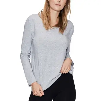 JBS of Denmark JBS of Denmark Bamboo Long Sleeve Top Lysgrå X-Small Dame