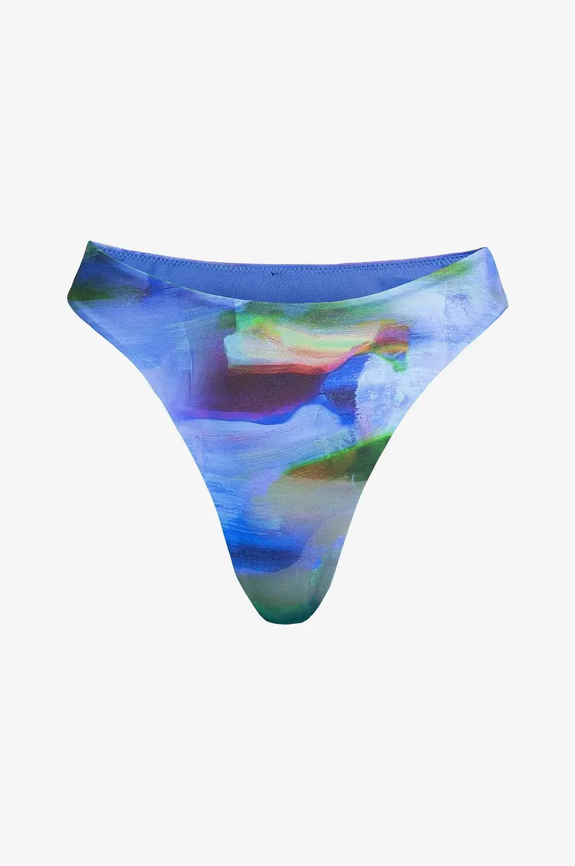 Casall Bikiniunderdeler High Waist Brazilian Printed - Blå