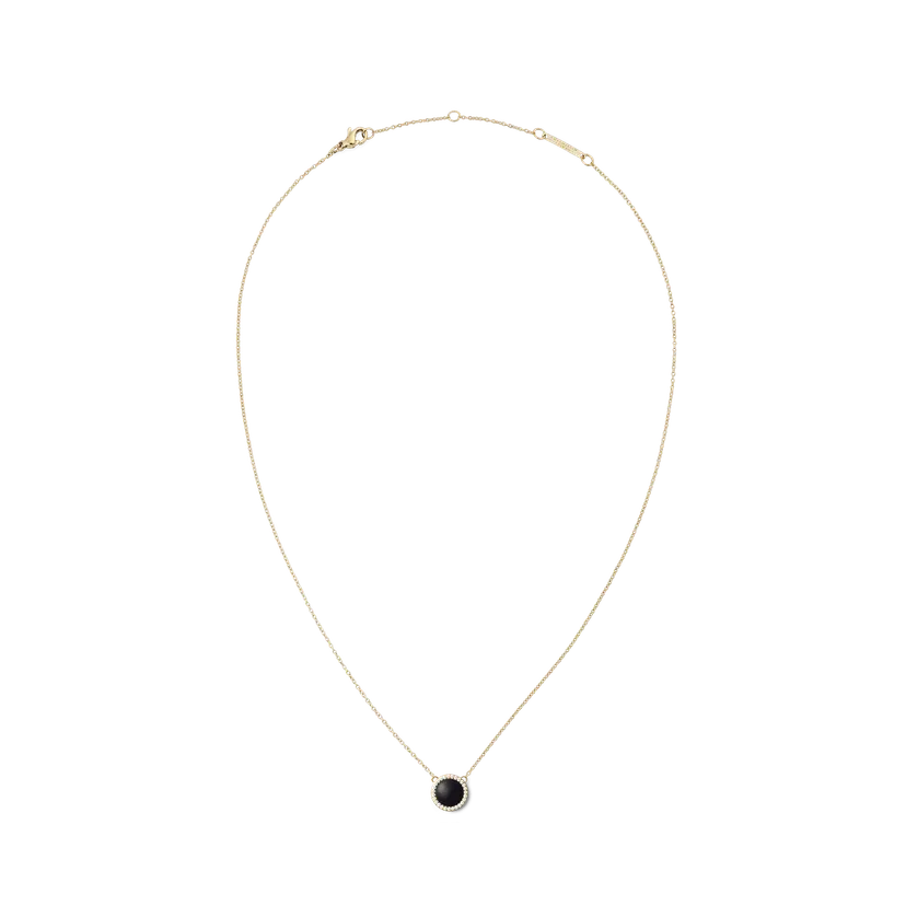 Daniel Wellington Gold Necklace Audrey Black Agathe | DW